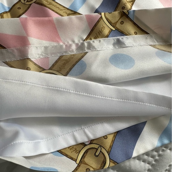 Vineyard Vines for Kentucky Derby Silk Halter Neck Sleeveless Top Size 8 - Picture 6 of 8